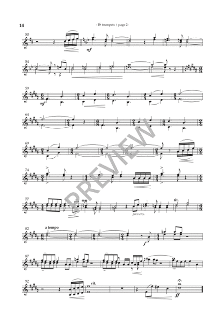 Gloria Fanfare - TTBB TTBB scores gallery preview page 15