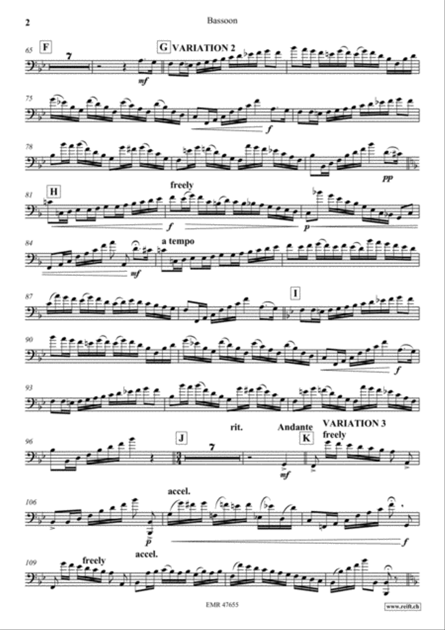 Air Varie Bassoon Solo scores gallery preview page 3