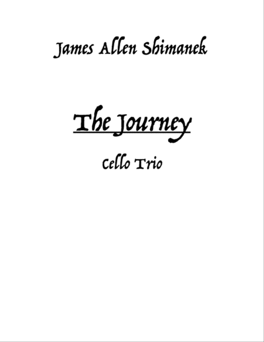 The Journey String Trio scores gallery preview page 1