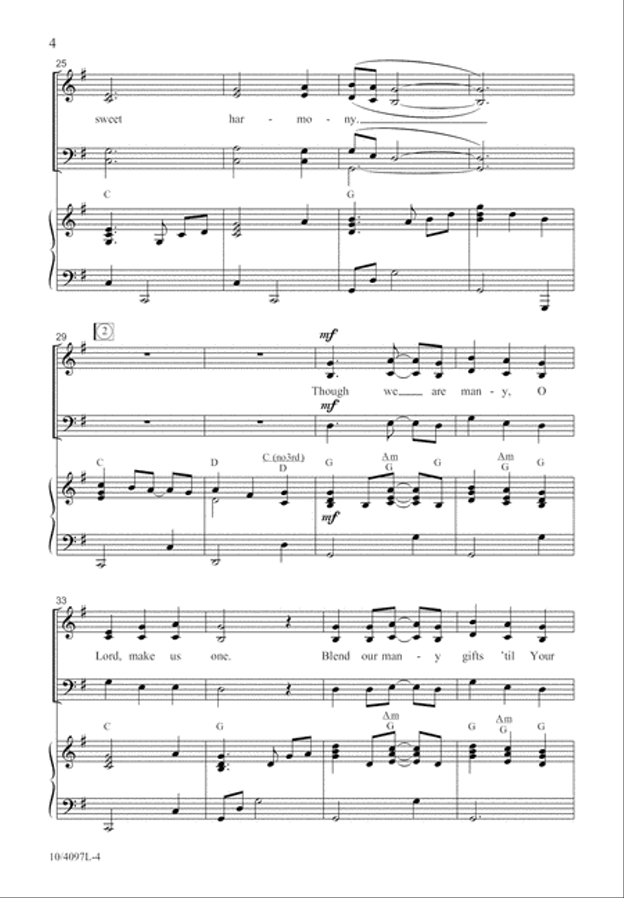 Sweet Harmony Sweet Harmony 4-Part scores gallery preview page 5