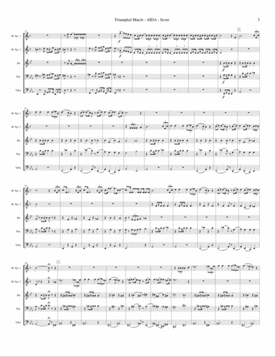 Triumphal March, from 