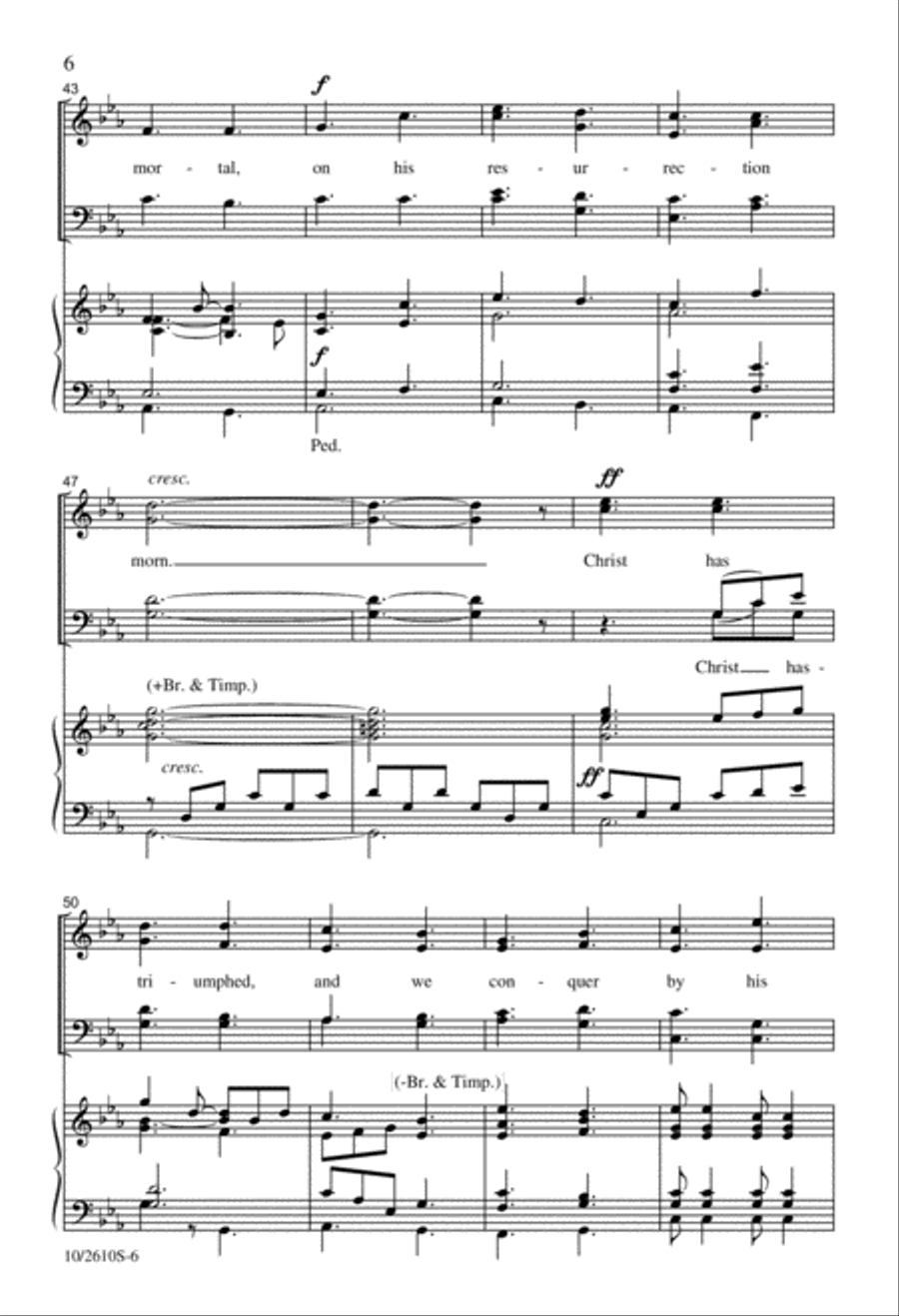 Alleluia, Alleluia Alleluia, Alleluia 4-Part scores gallery preview page 6