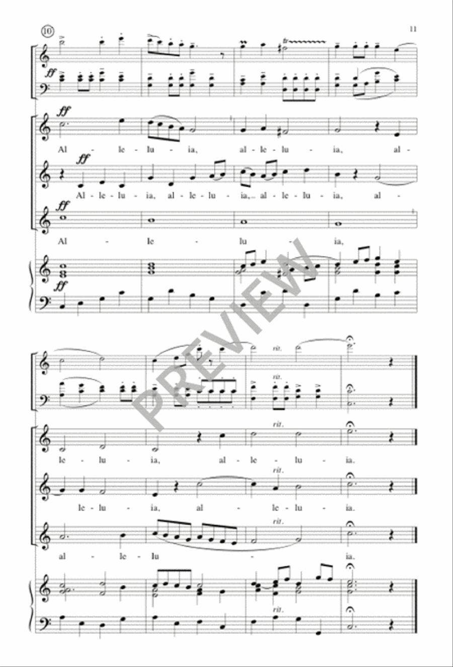 Alleluia Round Alleluia Round SAB scores gallery preview page 11