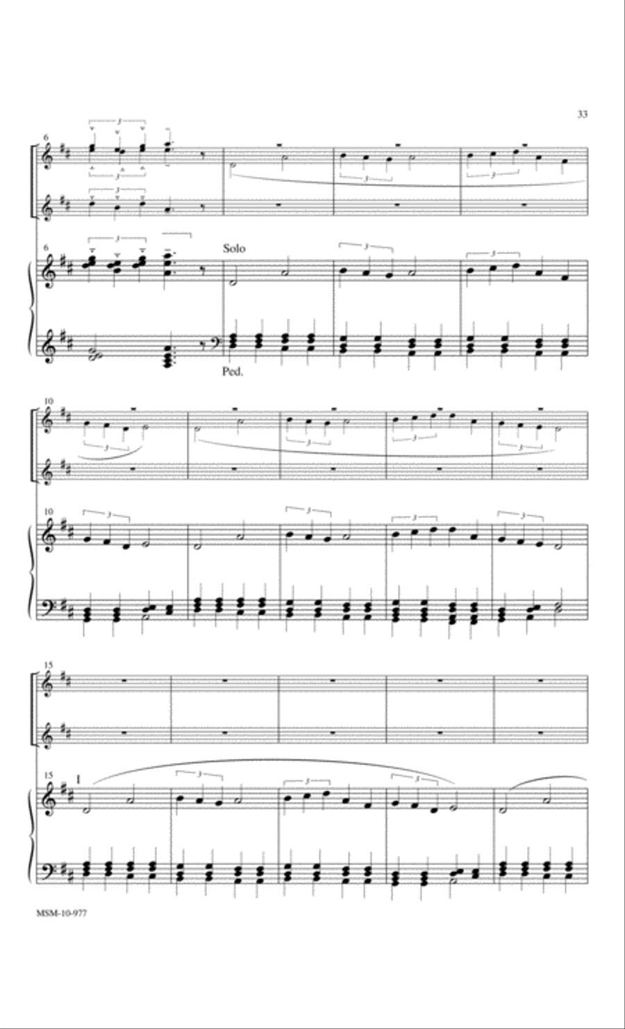 Trumpet Tunes for Organ Trumpet Tunes for Organ Trumpet Solo scores gallery preview page 16