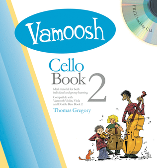 Book cover for Vamoosh Cello Book 2