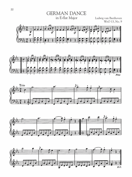 Beethoven: Easiest Piano Pieces