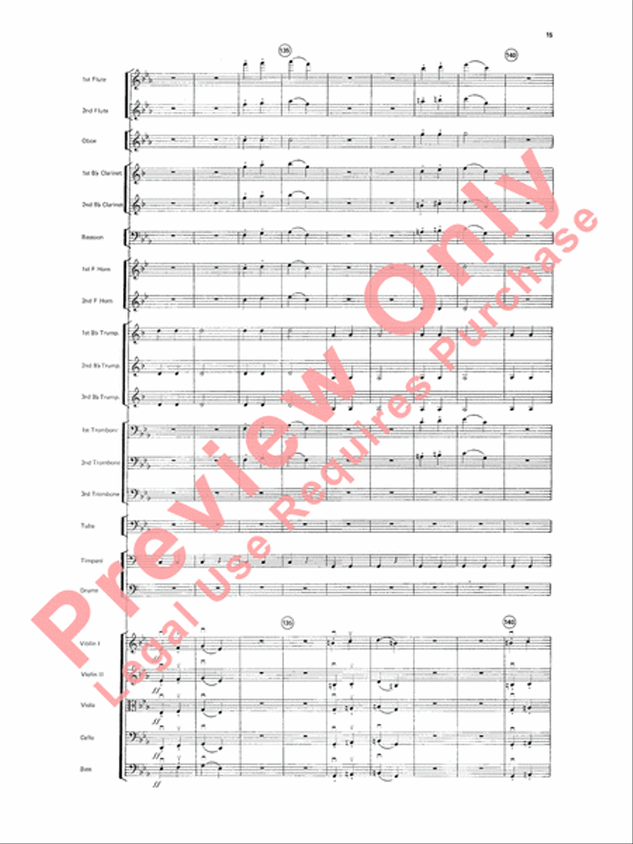 Beethoven's Symphony No. 5, 1st Movement Full Orchestra scores gallery preview page 18
