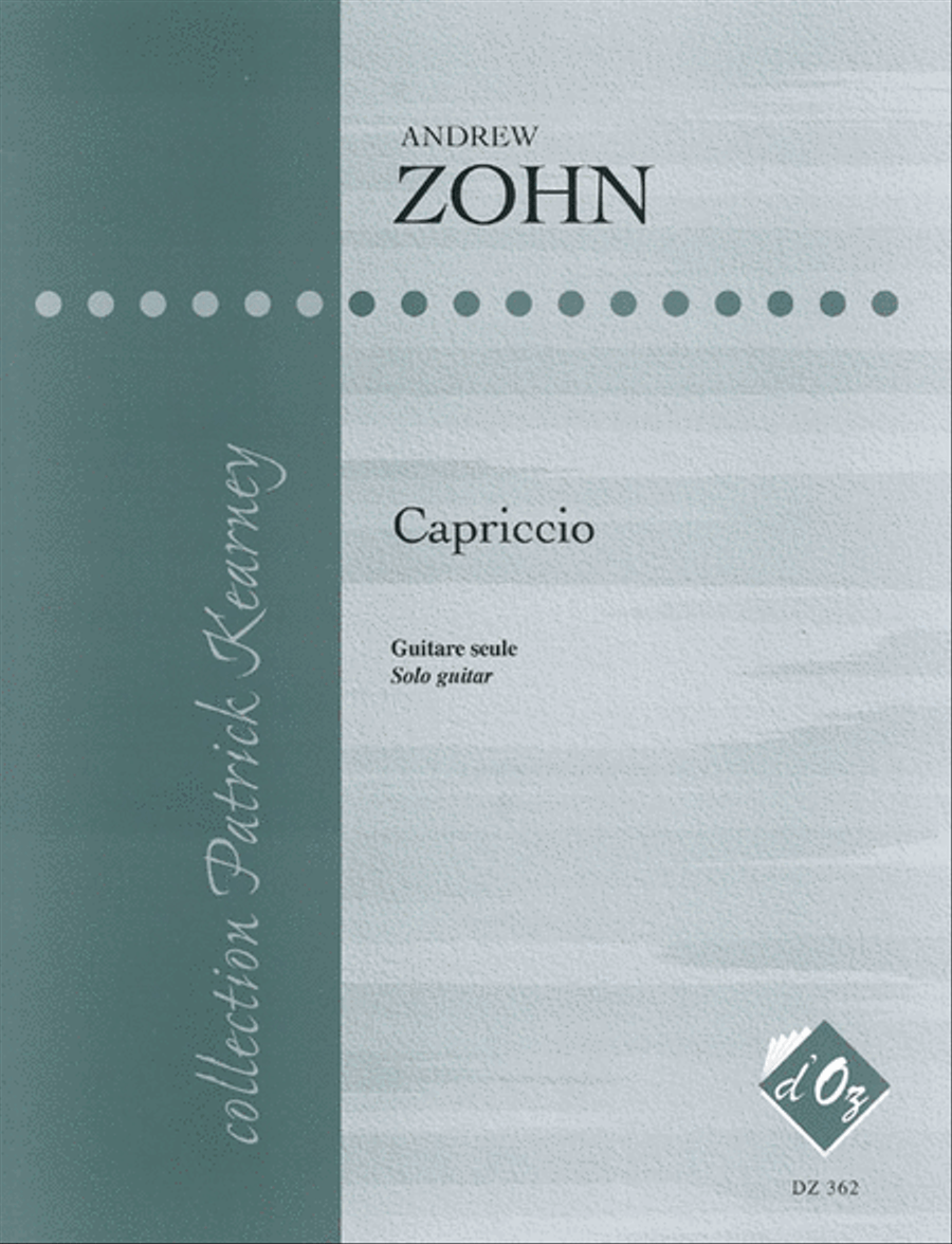 Capriccio Classical Guitar scores gallery preview page 1