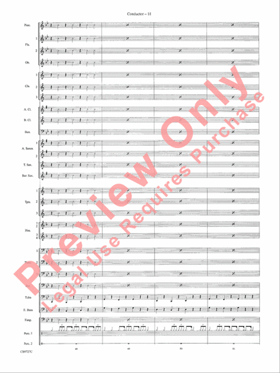 Dave Brubeck: It's About Time Concert Band scores gallery preview page 14