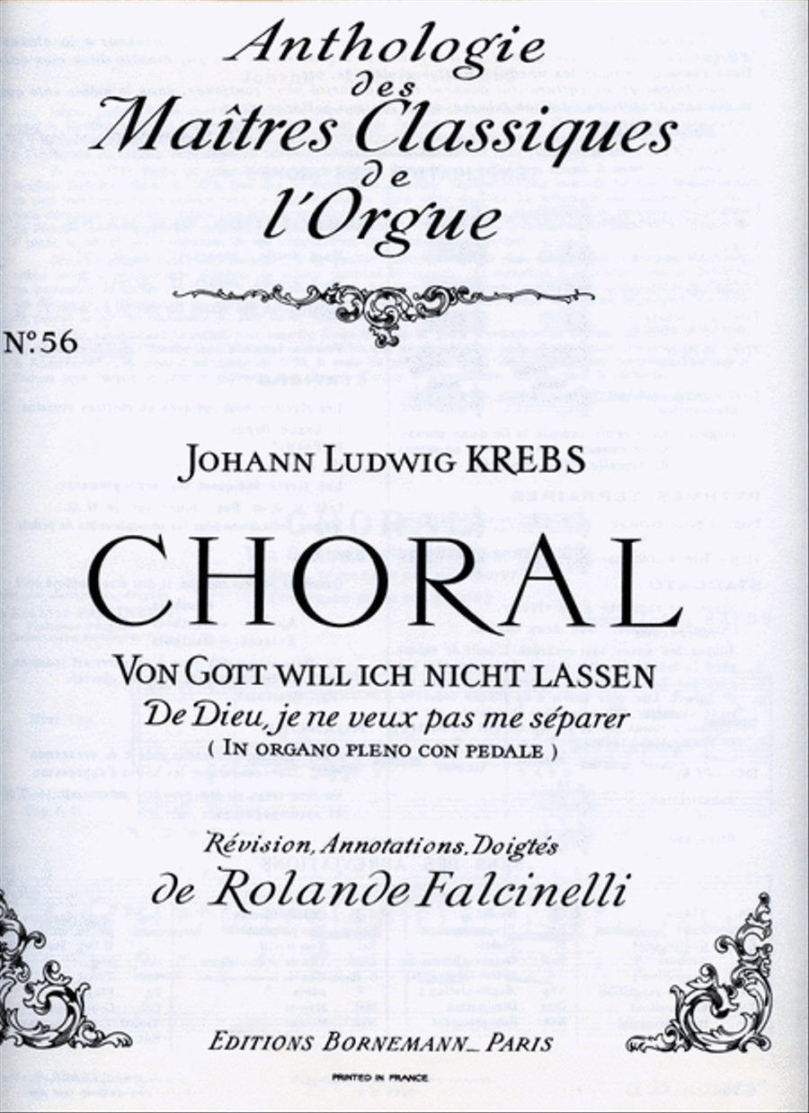 Von Gott Will Ich Nicht Lassen (maitres No.56) (organ)