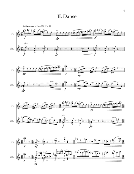 Duet for Flute and Violin, Op. 2