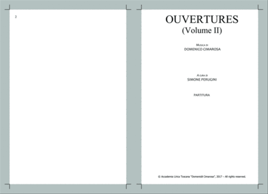 Sinfonie Operistiche (Vol. 2) - Opera Overtures (Vol. 2) [Full Score] Full Orchestra scores gallery preview page 2