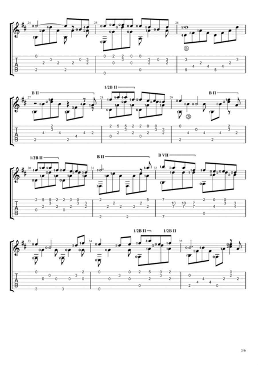 Colors Of The Wind Electric Guitar scores gallery preview page 3