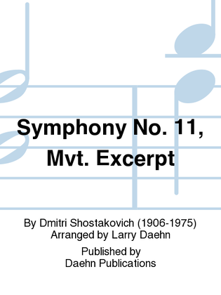 Book cover for Symphony No. 11, Mvt. Excerpt