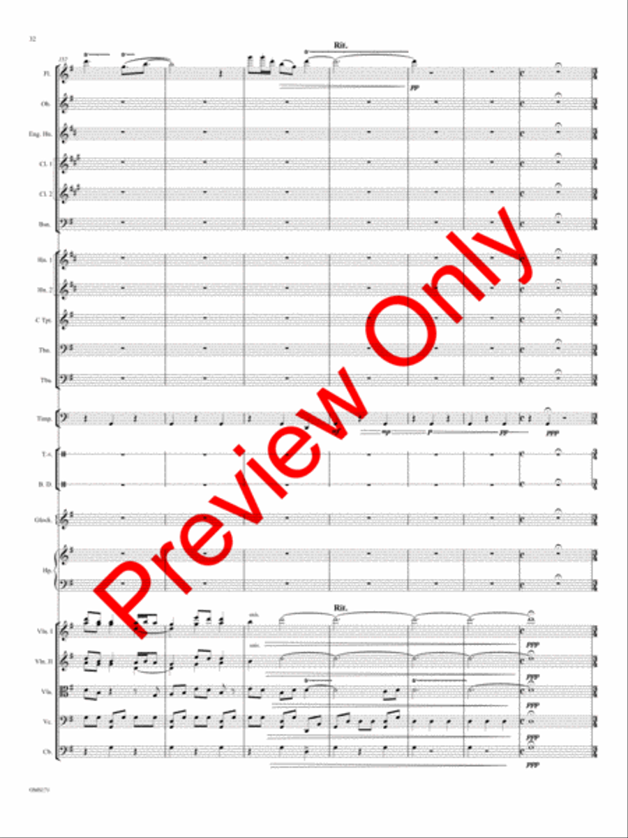 Anishinaabeg Rhapsody Orchestra scores gallery preview page 35
