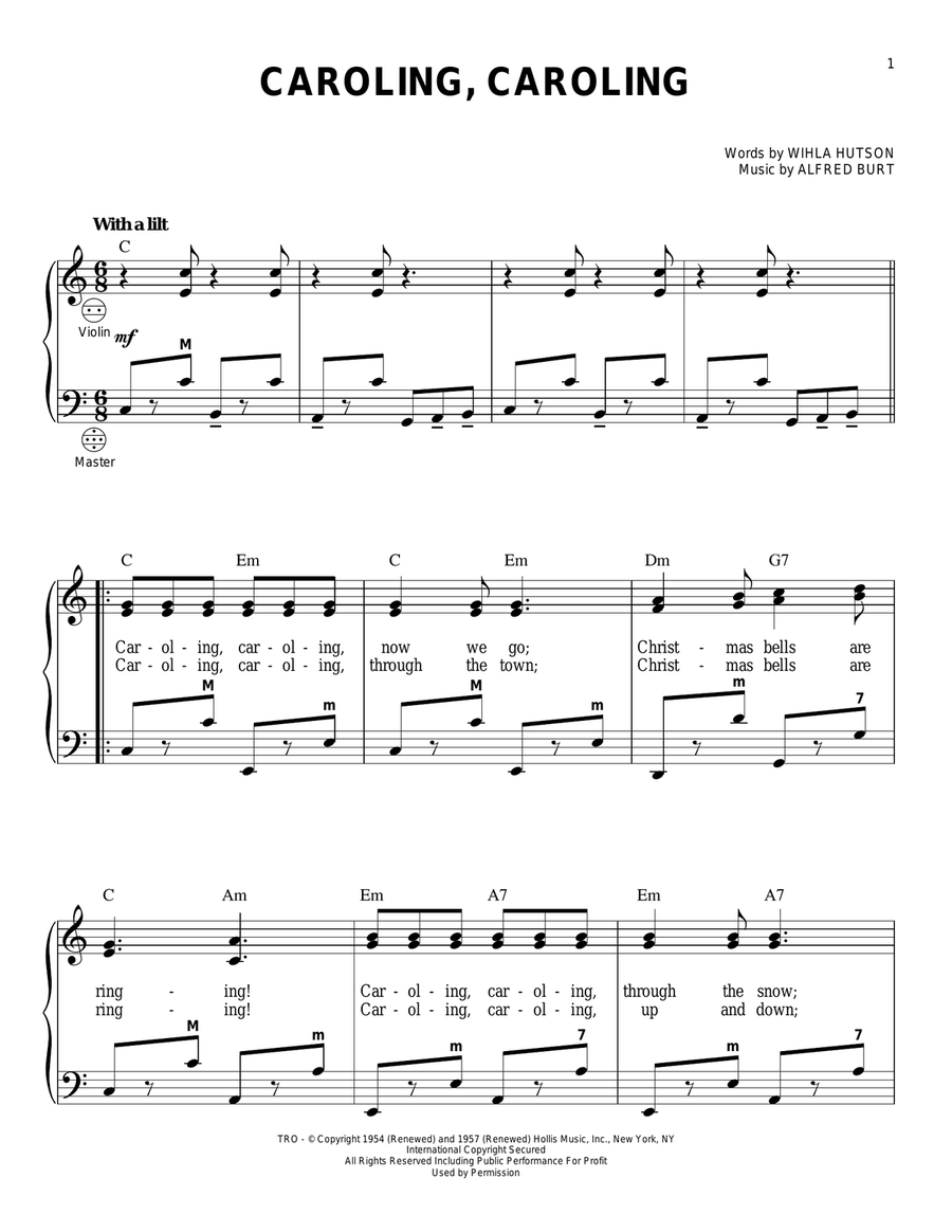Caroling, Caroling