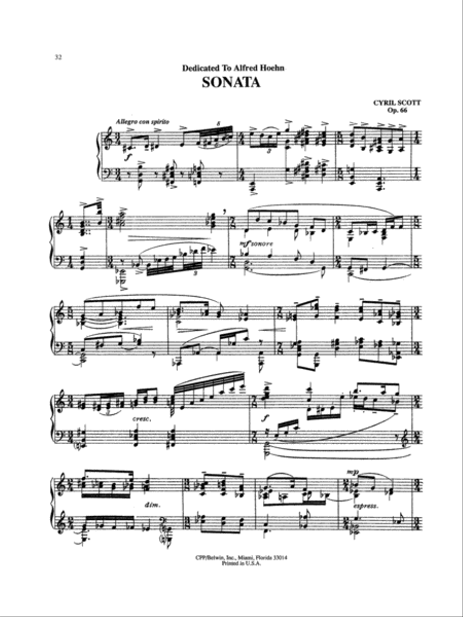 Scott: Selected Piano Works Piano Solo scores gallery preview page 1