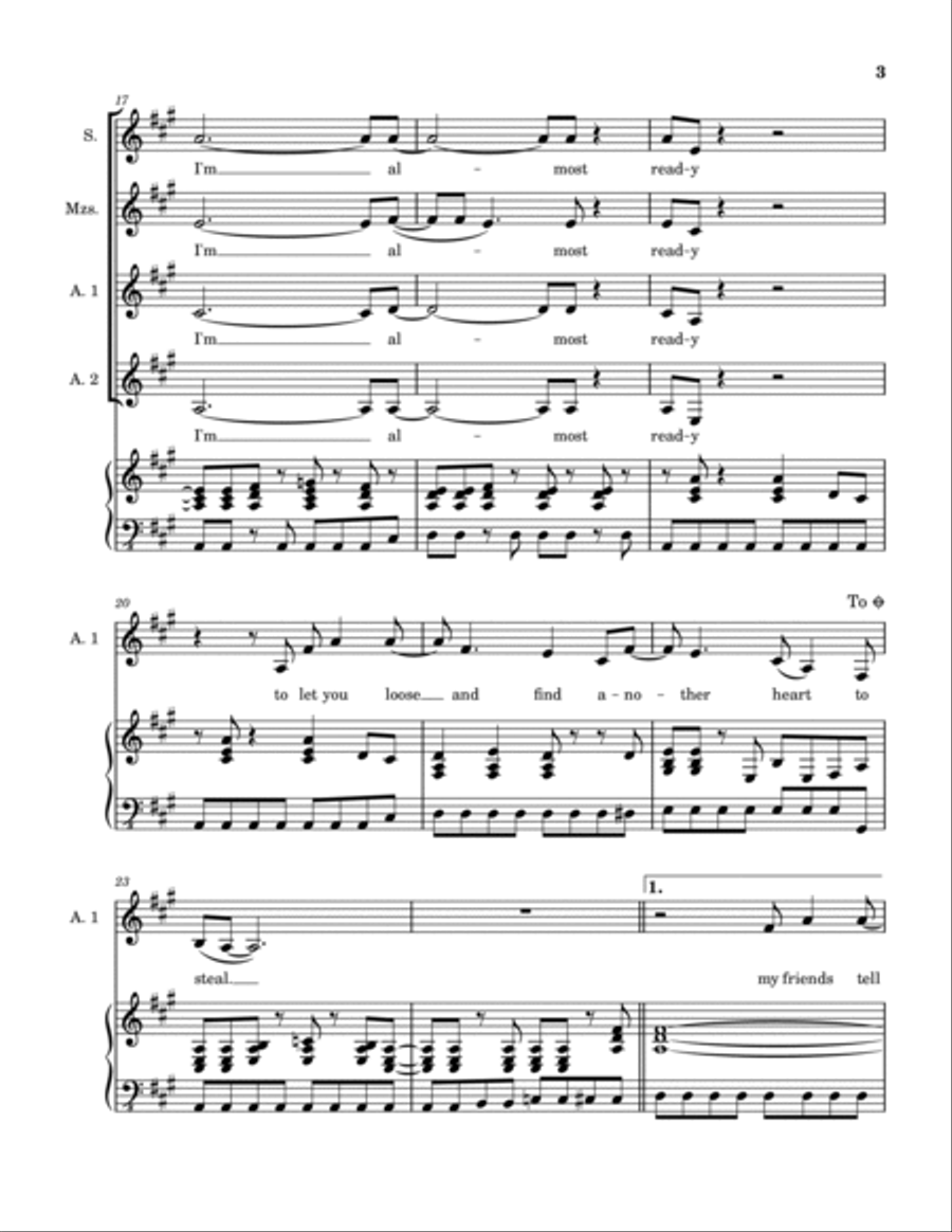 I'm Almost Ready I'm Almost Ready SSAA scores gallery preview page 4