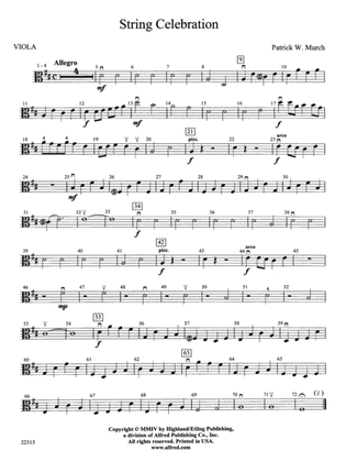 String Celebration: Viola