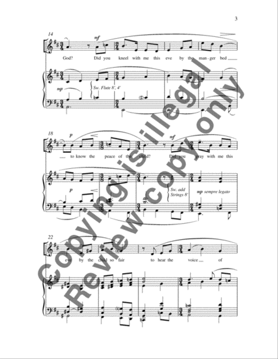 Christmas Eve 3-Part scores gallery preview page 4