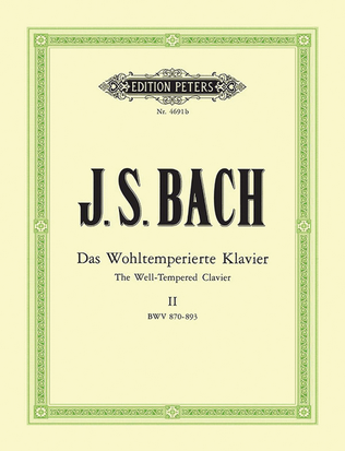 Book cover for Well-Tempered Clavier - Volume 2