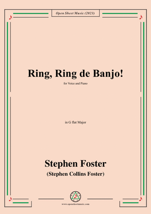 S. Foster-Ring,Ring de Banjo!,in G flat Major