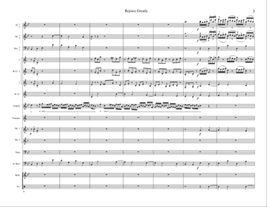 Rejoice Greatly Concert Band scores gallery preview page 7