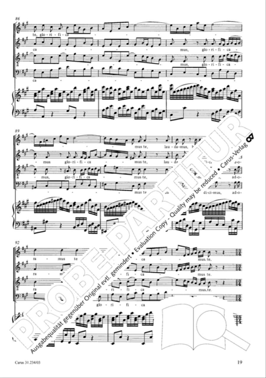 Mass in A major Mass in A major 4-Part scores gallery preview page 22