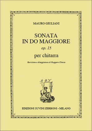 Book cover for Sonata in Do Maggiore Per Chitarra
