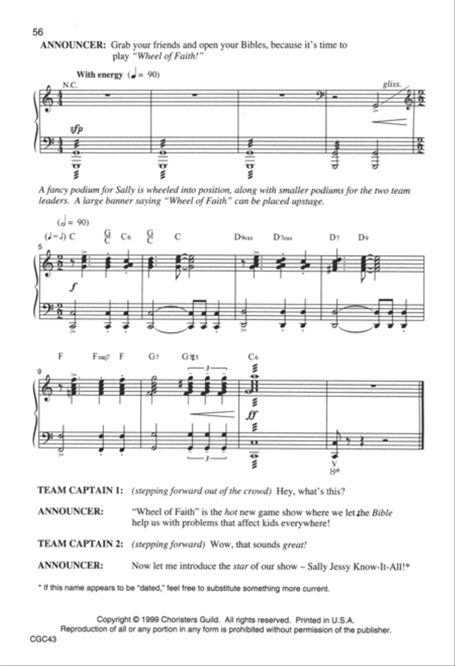 All God's Children (Score) Unison Choir scores gallery preview page 20