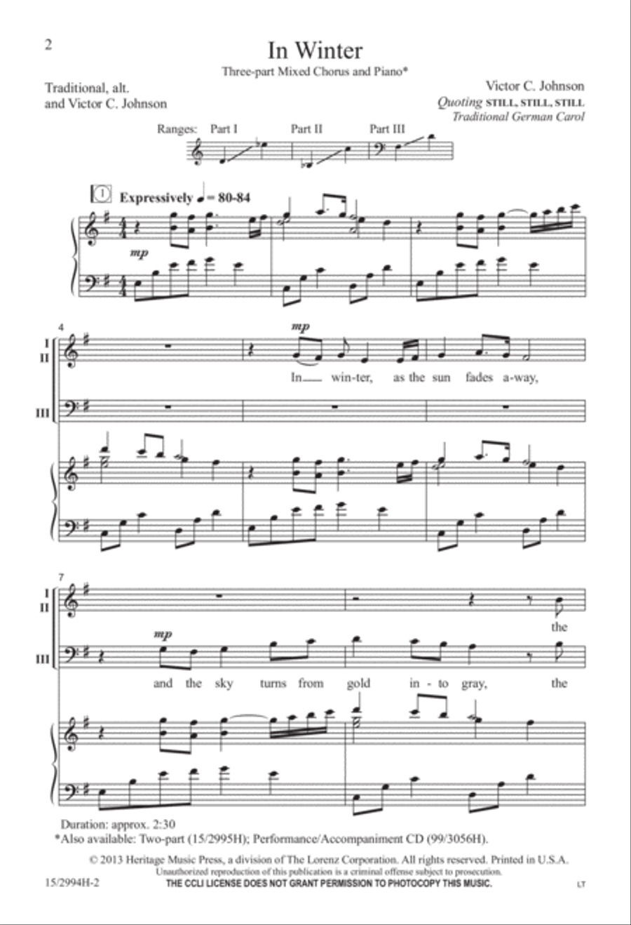 In Winter 3-Part scores gallery preview page 2