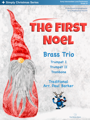 Book cover for The First Noel (Brass Trio)