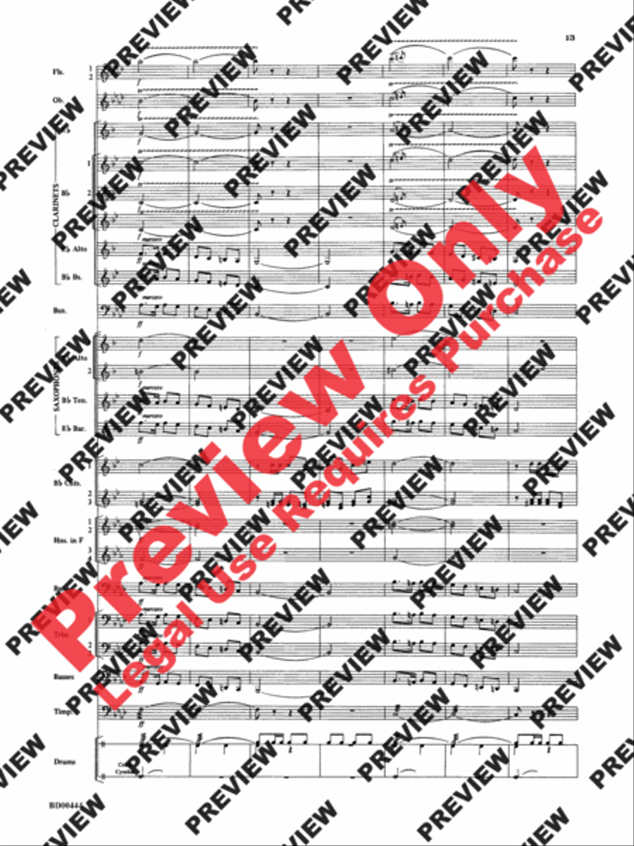 Lethbridge Overture Concert Band scores gallery preview page 14