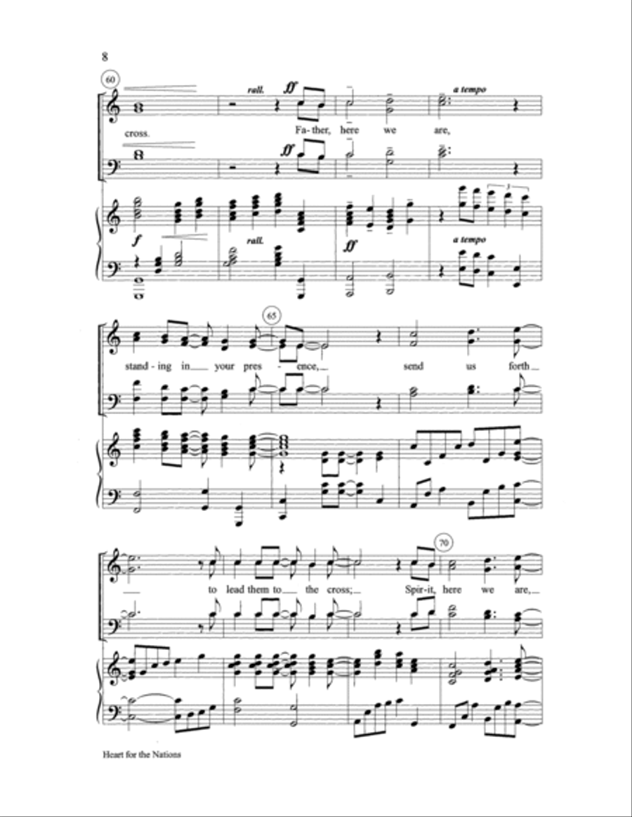 Heart for the Nations Heart for the Nations 4-Part scores gallery preview page 8