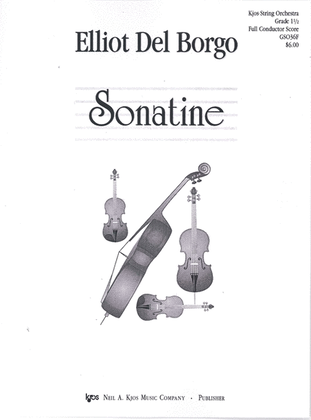 Book cover for Sonatine - Score
