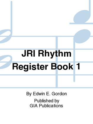 Jump Right In: Rhythm Register Book 1