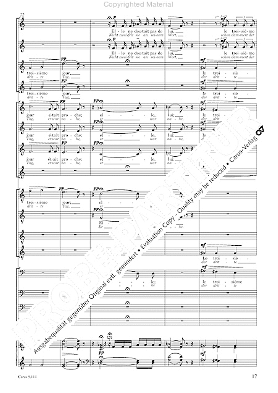Trois Fragments de son Trois Fragments de son Choir scores gallery preview page 20