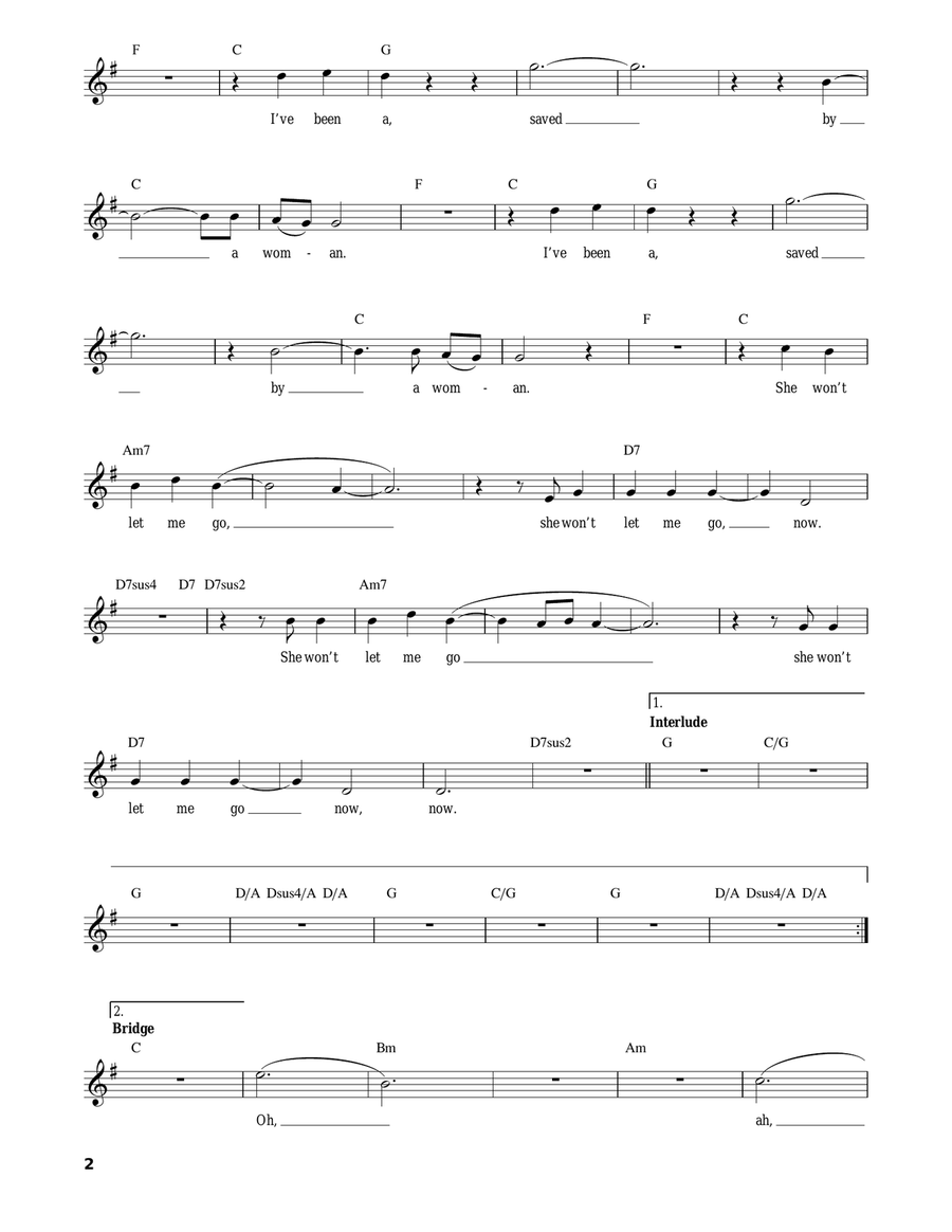 Trouble Acoustic Guitar scores gallery preview page 2