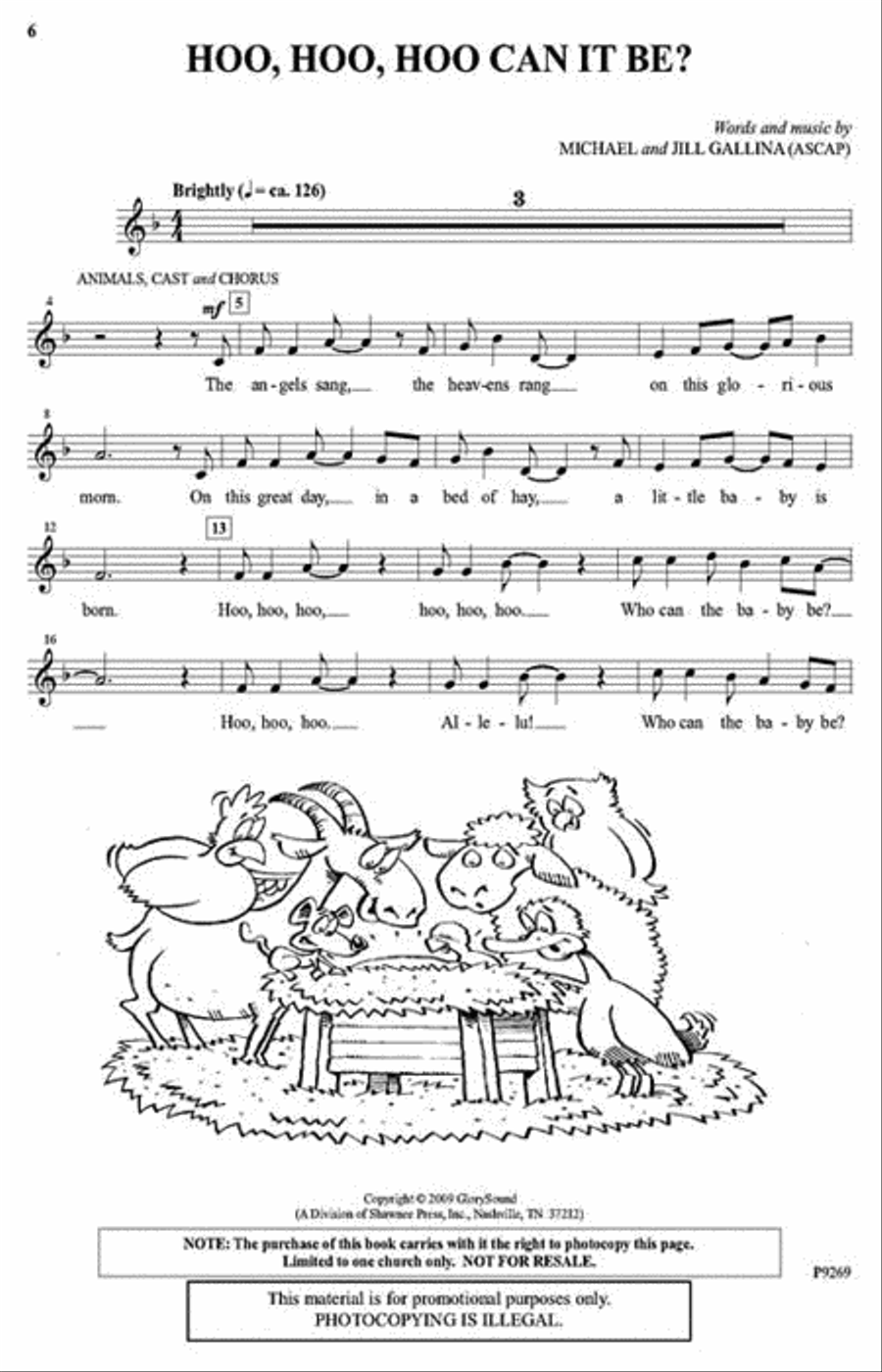 Guess Who's Coming to Bethlehem? Children's Choir scores gallery preview page 3