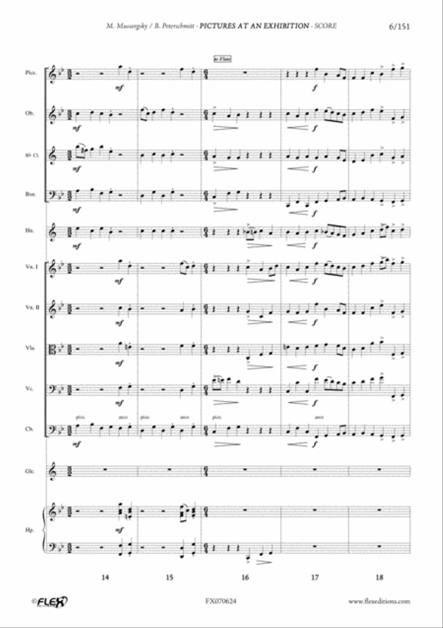 Pictures at an Exhibition Orchestra scores gallery preview page 6