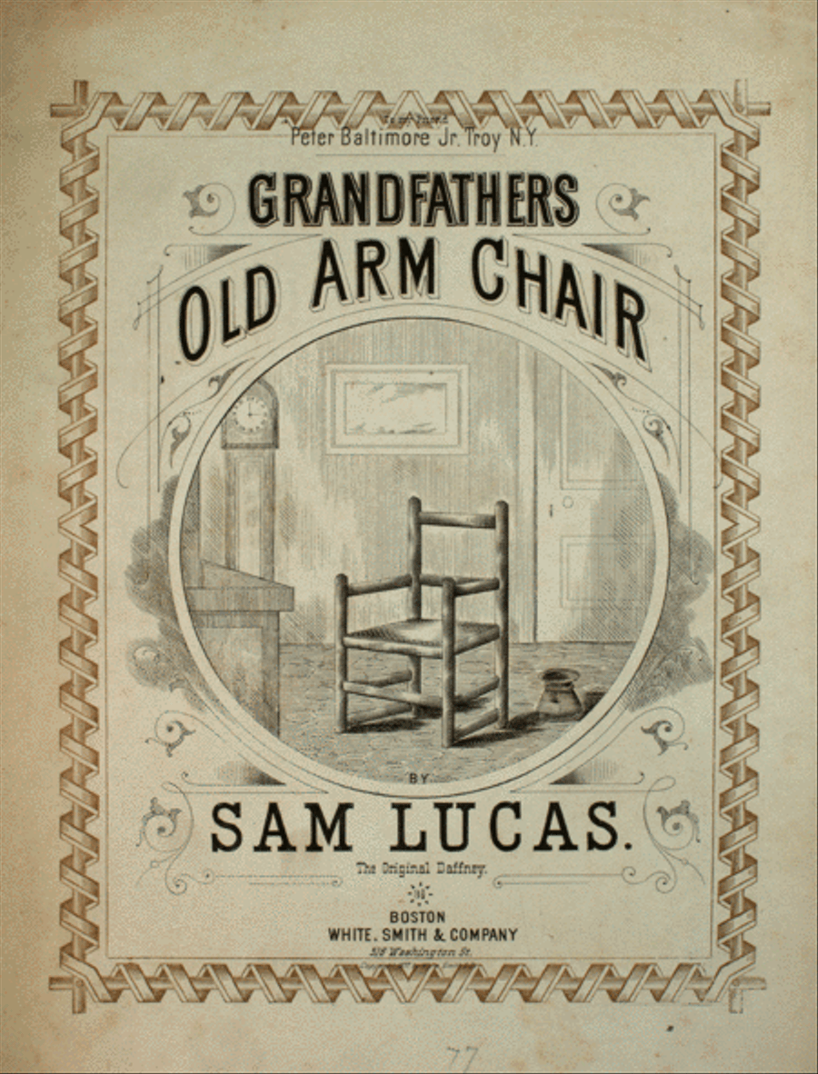 Grandfather's Old Arm Chair 4-Part scores gallery preview page 1