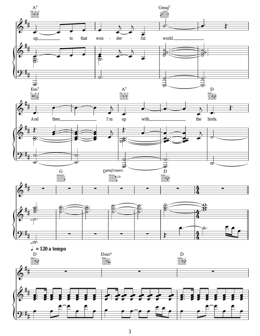 Up With The Birds Up With The Birds Acoustic Guitar scores gallery preview page 3