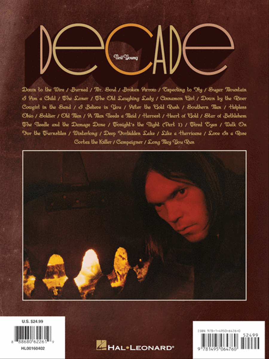 Neil Young - Decade Guitar Tablature scores gallery preview page 6
