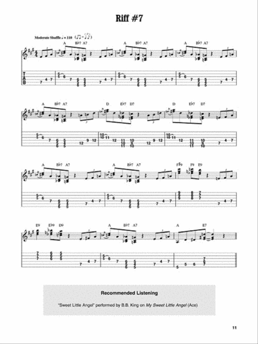 12-Bar Blues Riffs 12-Bar Blues Riffs Electric Guitar scores gallery preview page 6