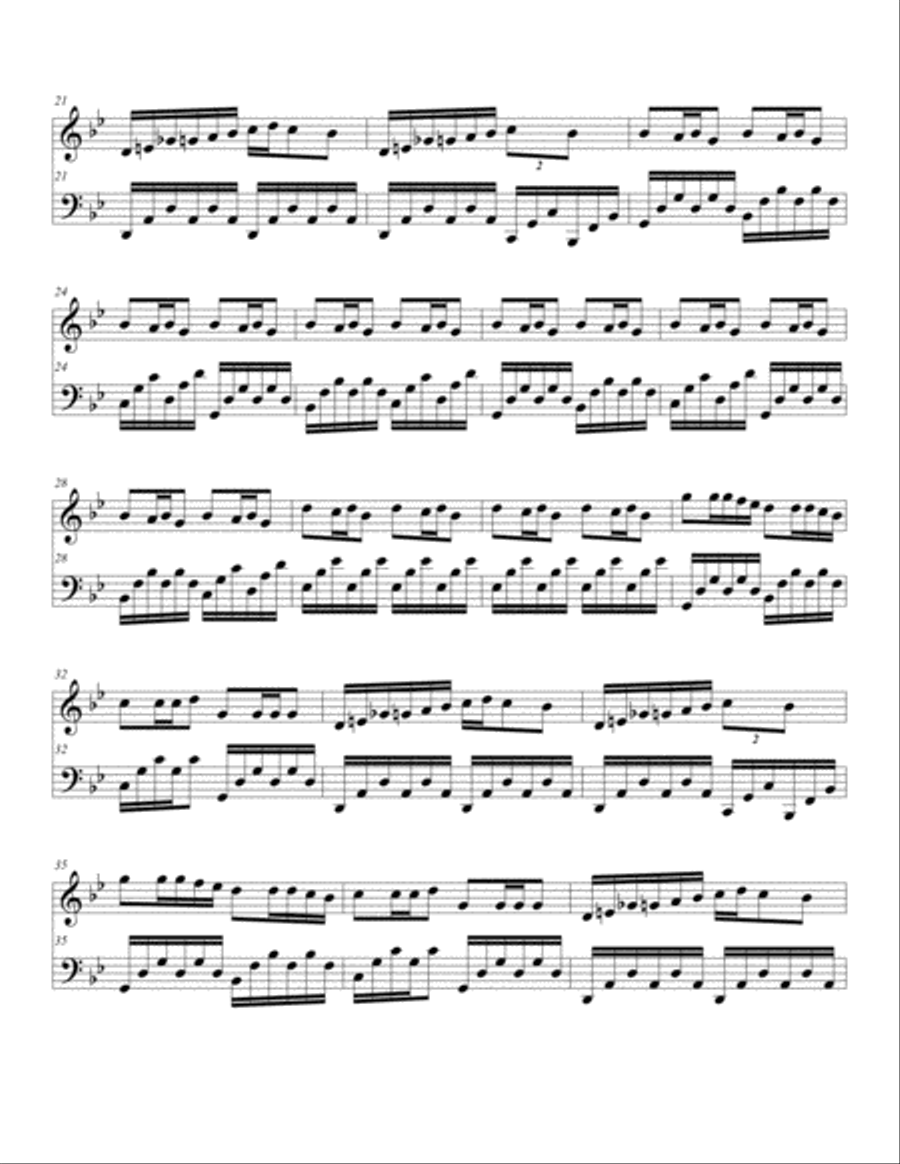 Carol of the Bells Piano Solo scores gallery preview page 2