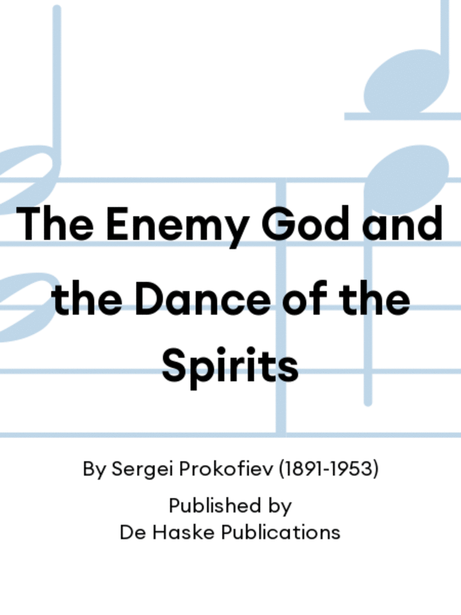The Enemy God and the Dance of the Spirits Concert Band scores gallery preview page 1