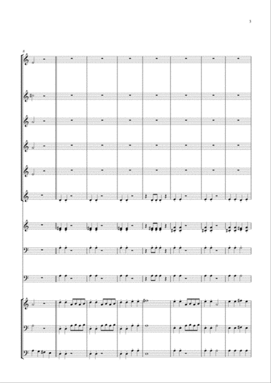 Grosshofer Suite Jazz Ensemble scores gallery preview page 3