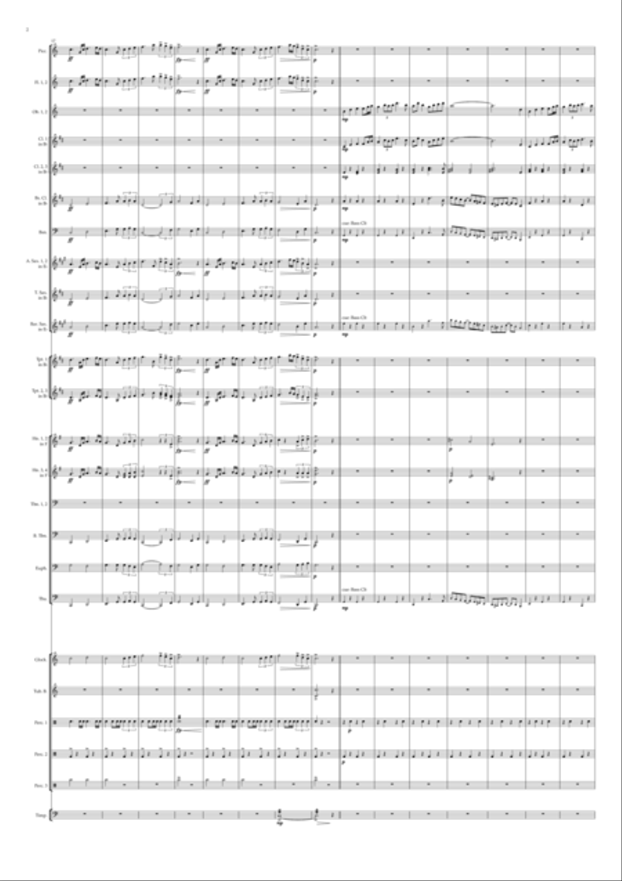 Persevera In Fide Concert Band scores gallery preview page 2