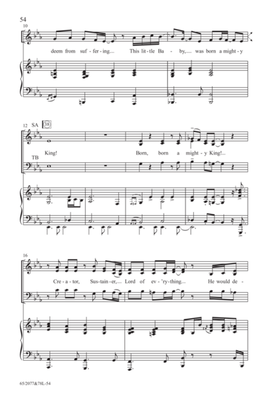Jesus! - SATB Score with Performance CD 4-Part scores gallery preview page 21
