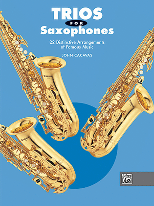 Book cover for Trios for Saxophones